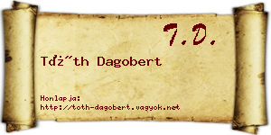 Tóth Dagobert névjegykártya
